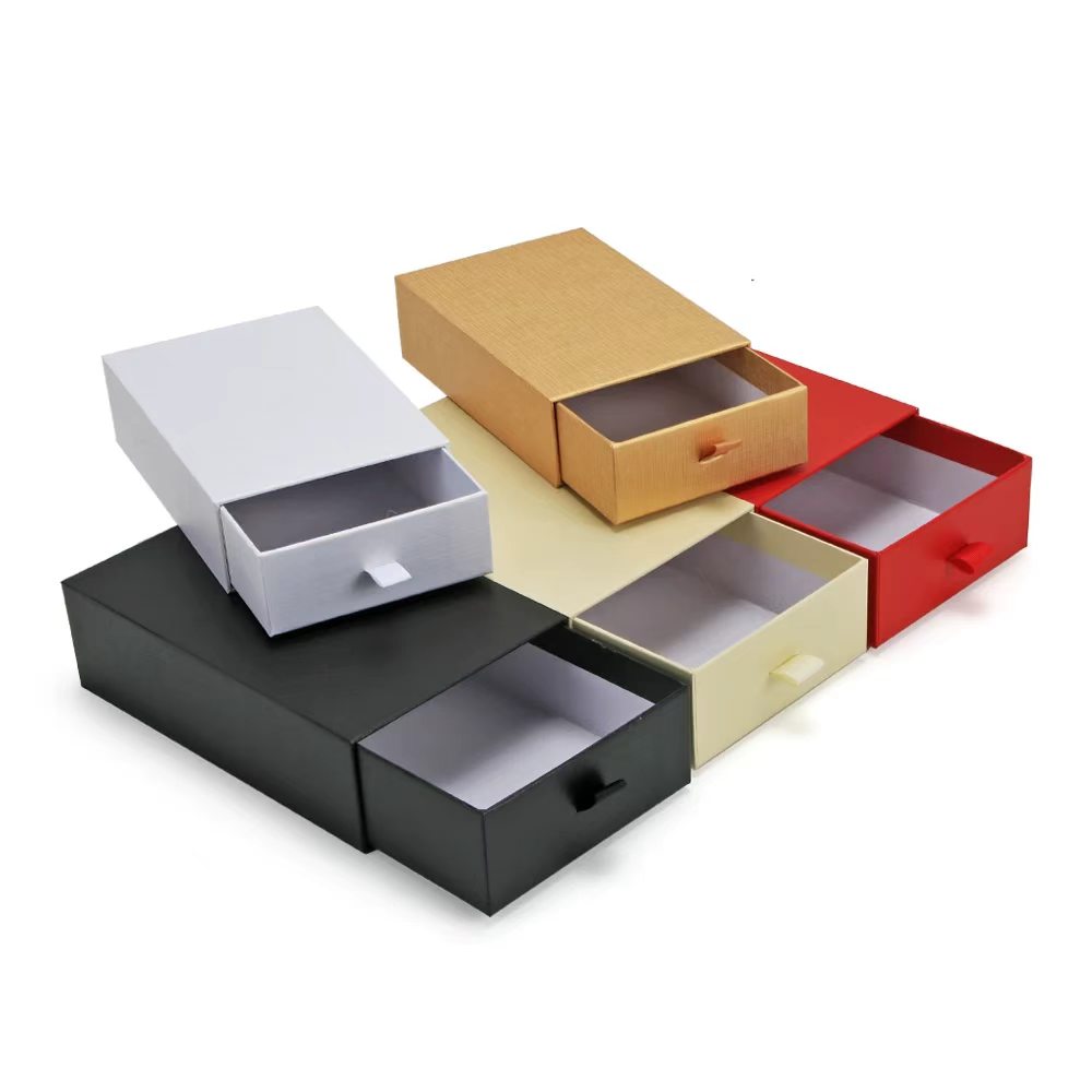 Custom Corrugated Structure Boxes, Display Drawer Box, Pull-Out Box, Rigid Drawer Box, Push-Draw Box. 