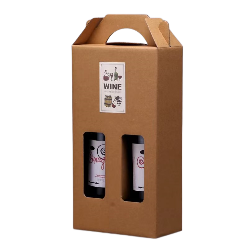 Integrated Die-Cut Handle Box, Punch Handle Box, Rope Handle Box, Corrugated Box with Handle. 