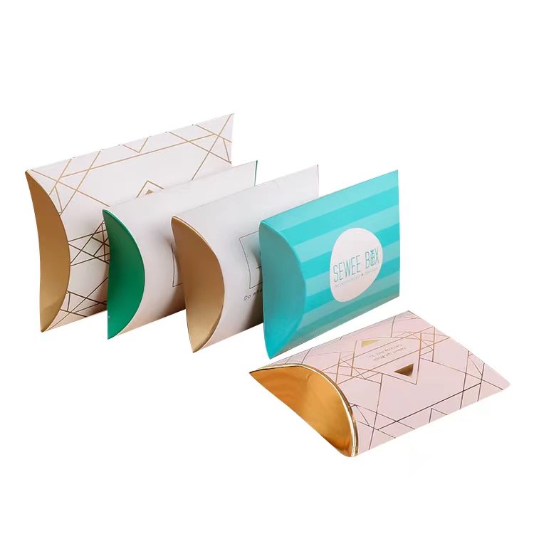 Custom Die-Cut Shaped Box, Pillow Gift  Box 