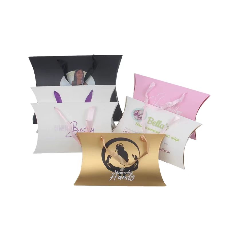 Custom Die-Cut Shaped Box, Pillow Gift  Box 